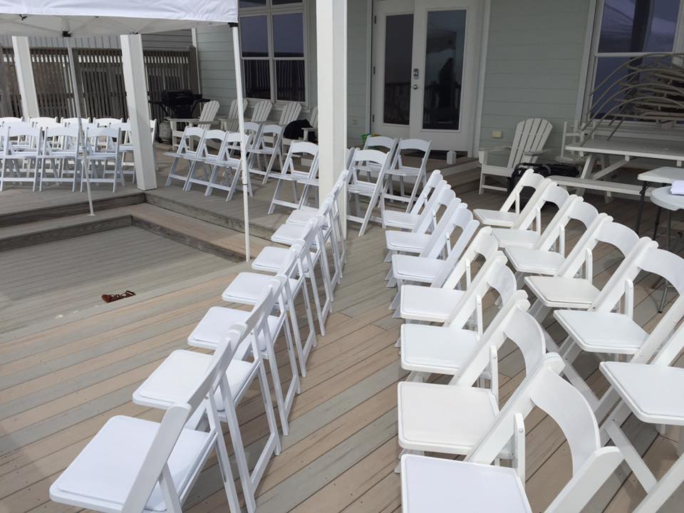 White Resin Chairs photo 2