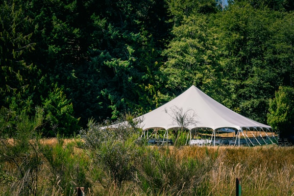 Outdoor tent rental for wedding or event — Gulf Coast Wedding Event Rentals