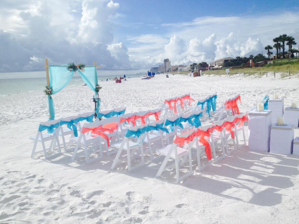 Chairs Coral Teal Side
